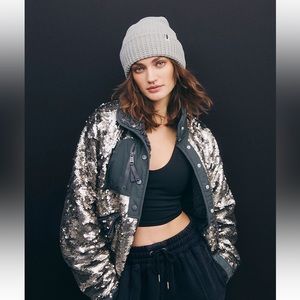 Hit the slopes sequin jacket - Free People Size XL